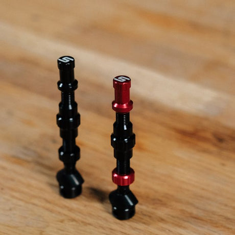 Stans kit de color de válvula tubeless stan - rojo