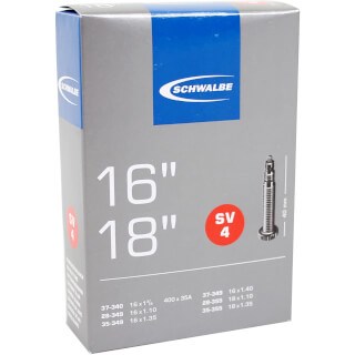 Schwalbe benelux b.v. Cámara de aire Schwalbe SV4 16 18 28 37-340 355 FV 40mm