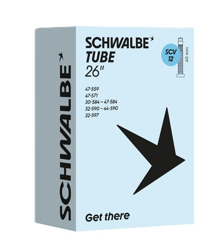 Cámara Schwalbe (scv12) - 26'' (30 47-559 597) - válvula clik