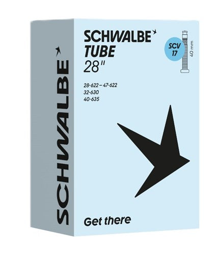 Schwalbe benelux b.v. cámara de aire schwalbe scv17 28 28 47-622 635 40mm