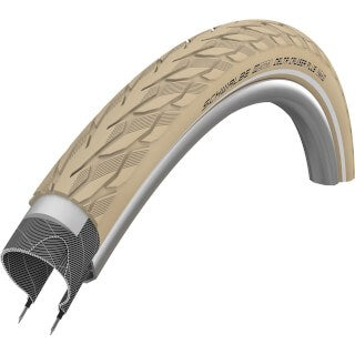 Schwalbe Delta Cruiser Plus Creme 28x1.40 37-622 Reflexión