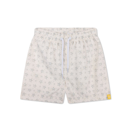 Estrellas | Bañador UV blanco para niños.