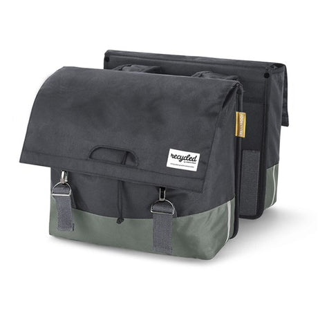 Bolsa de doble bicicleta a prueba urbana 40l gris