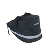 Bacina de silla de montar Basil Mada - Compact, negro, 1L, velcro, accesorio para bicicletas