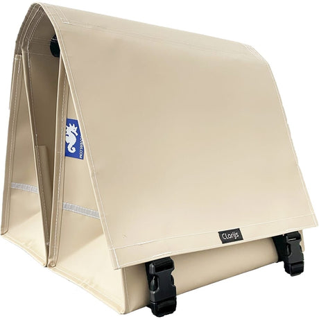 Bolsa de bicicleta Clarijs doble XL PVC 46L con arena mate de recreo