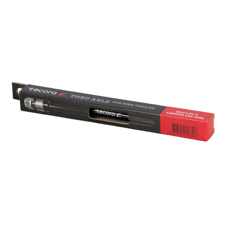 Remolque Tecora e eje pasante m12 p1.5 153-165mm aluminio negro