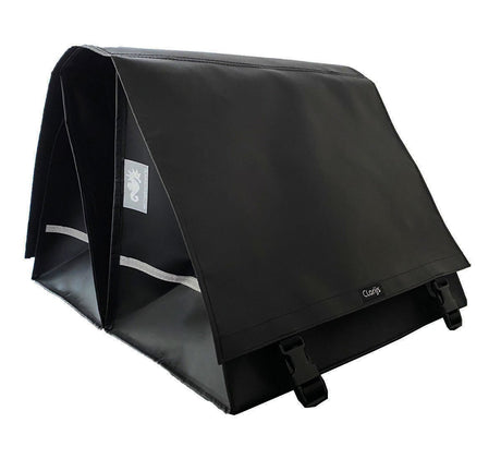 Bolsa para bicicleta Clarijs doble XXL PVC 70L con recorte negro