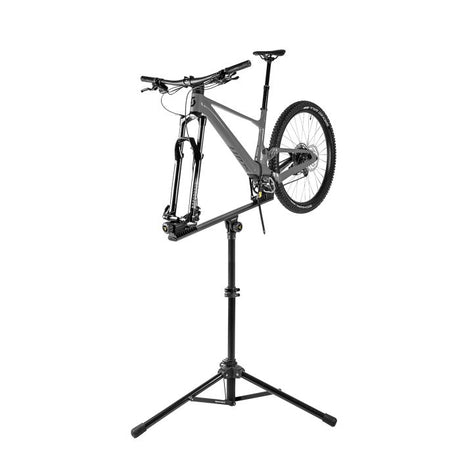 Soporte de reparación de bicicletas Topeak prepstand x pro plateado