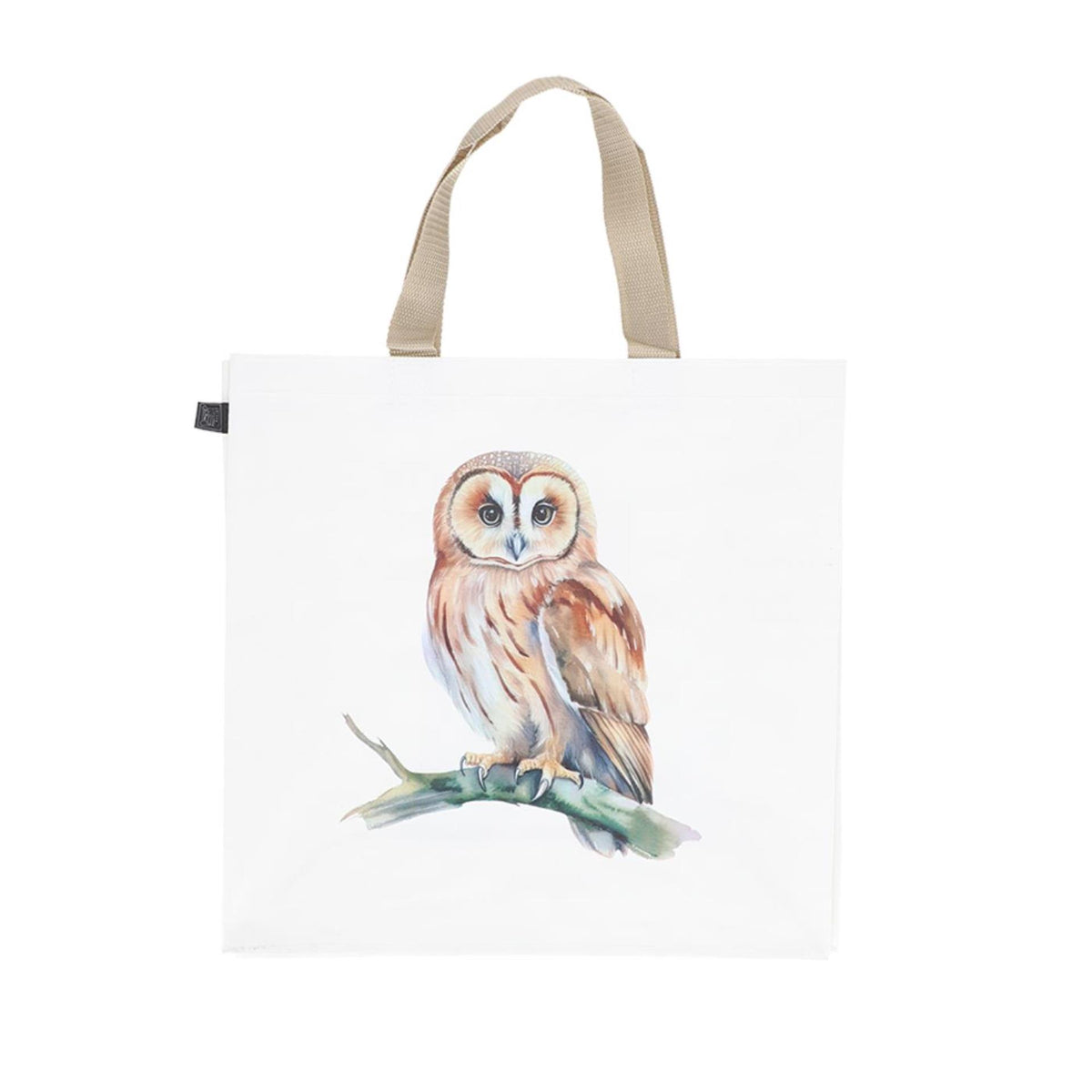 Esschert design bolso de compras acuarela bosque animal culo 40x14,5x40cm pp