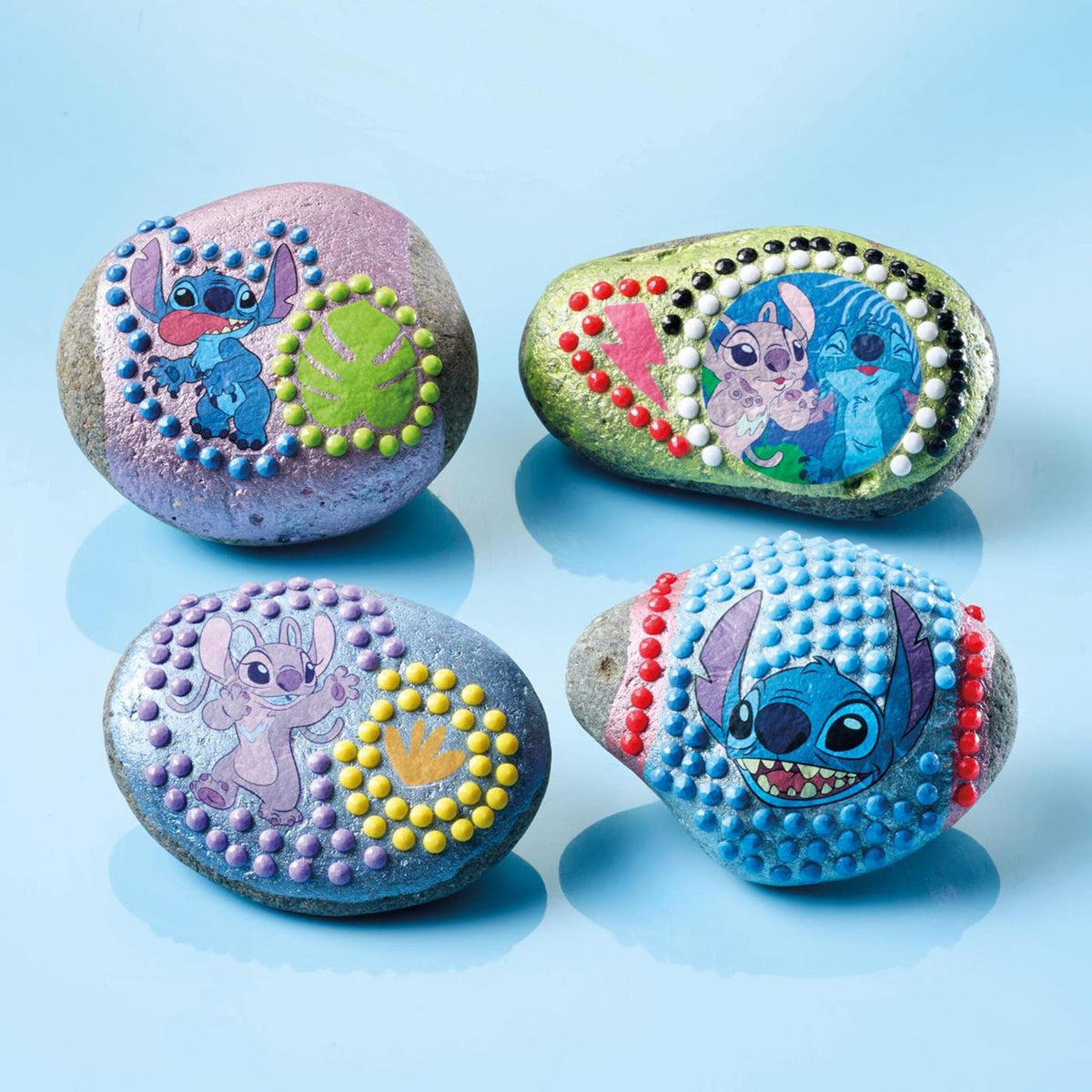 Cuadro de piedra totum disney stitch