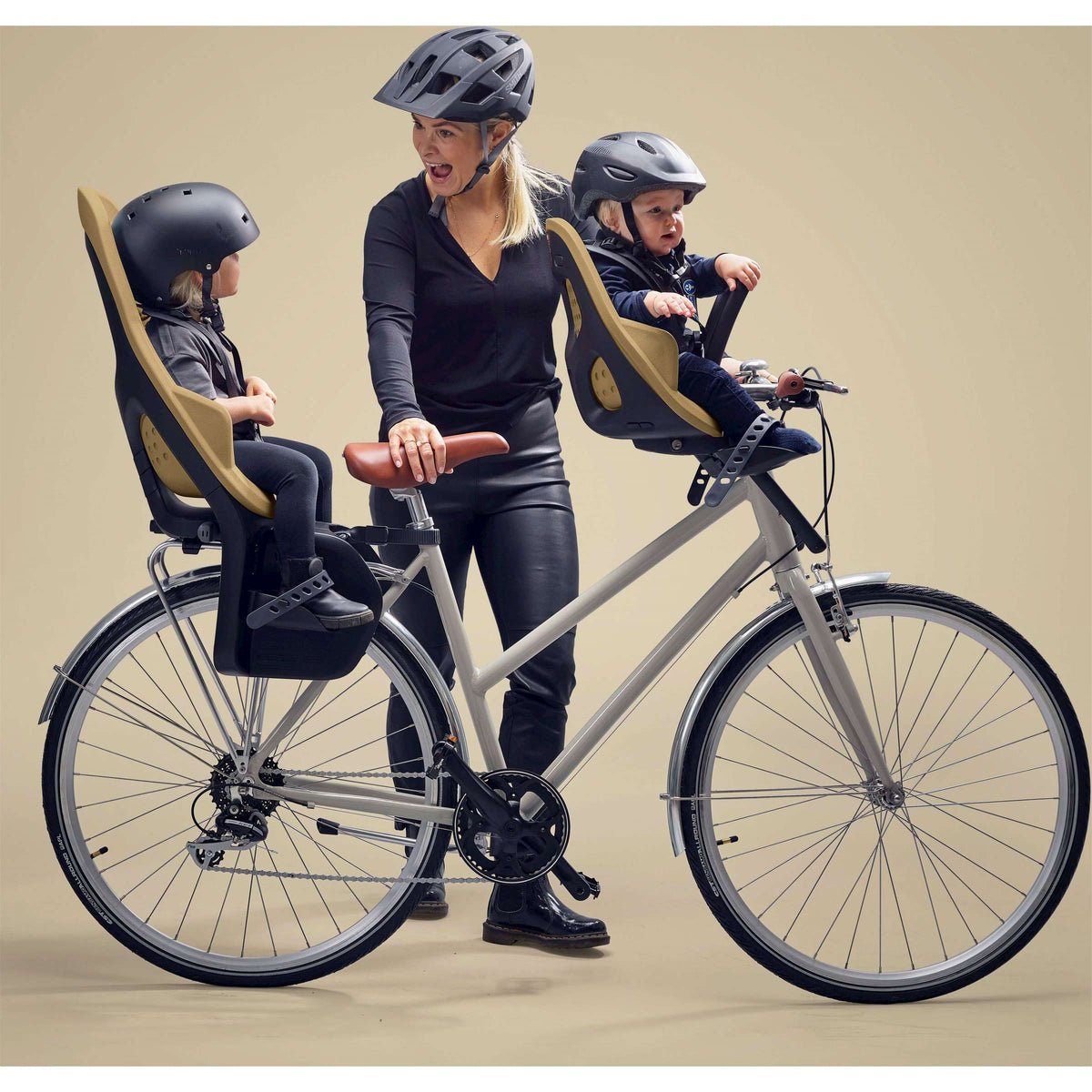 Thule yepp 2 mini - asiento de bicicleta - asiento delantero - tostado hinojo