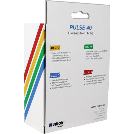 Union faro dinamo de buje 40 lux auto pulse 40