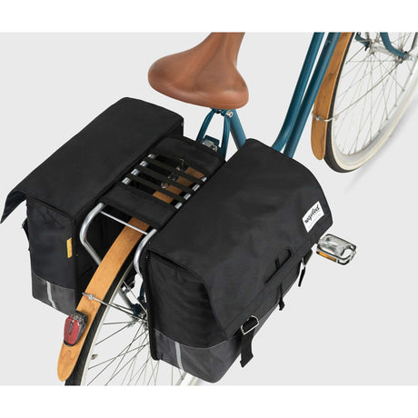 Bolsa doble para bicicleta Urban Proof 40L negro gris
