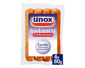 Salchicha ahumada profesional Unox (48x 80gr)