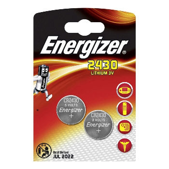 Energizer litio 3v cr2430 blister 2 piezas