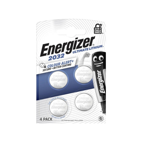 Enerdis energizer pila de botón ultimate litio 3v cr2032 (4uds)