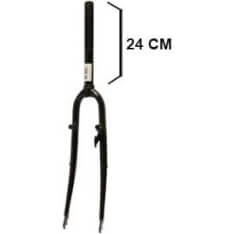 HORK HYBRID 28 con 1 1 8 Tubo de horquilla - V -Brake Remnok y Dynamhaak - Negro