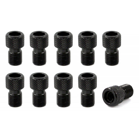 Kit de conversión Velox presta schrader con junta tórica de aluminio (10 piezas)