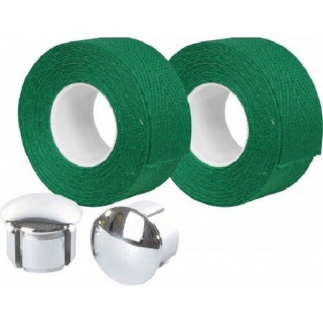 Cinta de manillar Velox tressostar 90 algodón verde oscuro (2 uds)