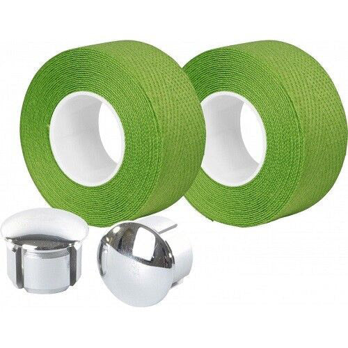 Cinta de manillar Velox tressostar 90 algodón verde lima (2 uds)