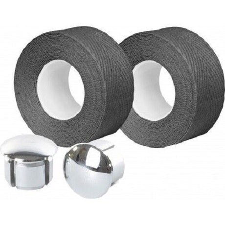 Cinta de manillar Velox tressostar 90 algodón gris oscuro (2 uds)