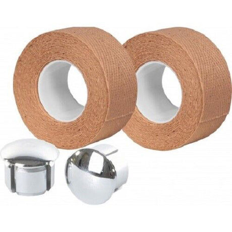 Cinta de manillar Velox tressostar 90 algodón beige (2uds)