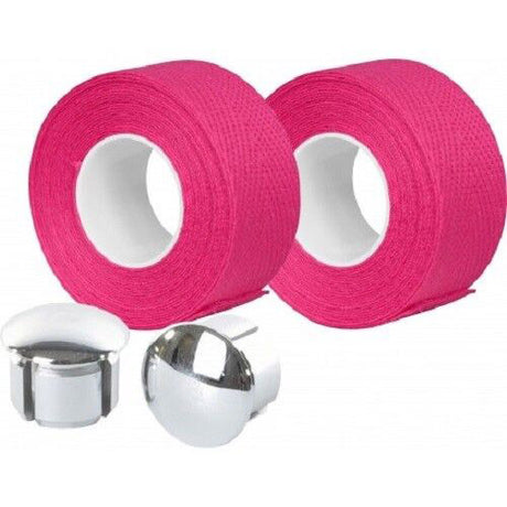 Cinta de manillar Velox tressostar 90 algodón rosa oscuro (2 uds)