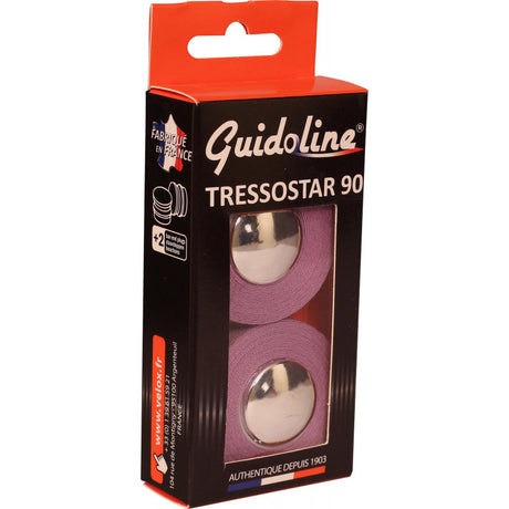 Cinta de manillar Velox tressostar 90 algodón malva (2uds)