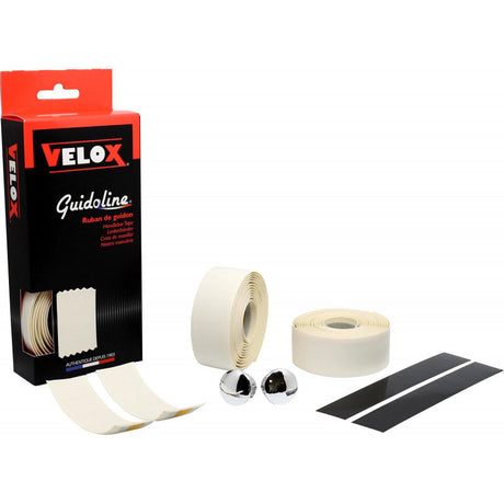 Cinta de manillar Velox classic blanca (2uds)