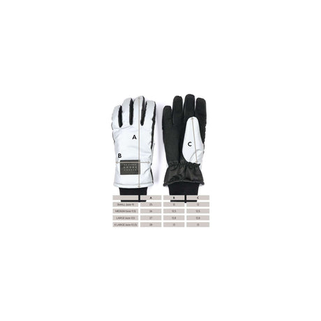 Weathergoods Suecia Reflexión. Guantes Luna Silver XL