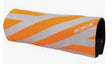 Wowow bolso con correa reflectante quadro berlin naranja