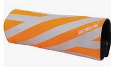 Wowow bolso con correa reflectante quadro berlin naranja