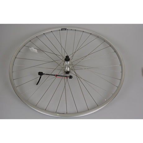 Rueda trasera Roland 700c puntera cass.8 9v chrina plata