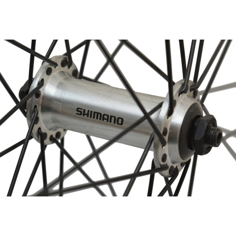 Velox Rueda delantera 28 M240 9x4 Acero inoxidable - Spaak Black