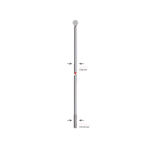 Radio Alpina zinc 13-286 sin cabecilla plata (144uds)