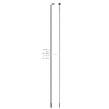 Radio Alpina zinc 14-140 sin cabecilla plata (144uds)