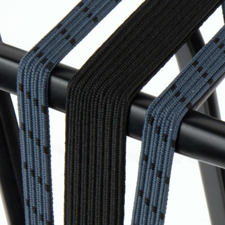 Widek b.v. Carpeta de ojos anchos 1x24 mm. negro. 2x12mm. Gris azulado con placas de acero negro sobre cartulina (54 cm.)