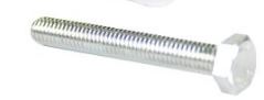 Xtrabike Bolt Hexagon M6X45 Acero inoxidable