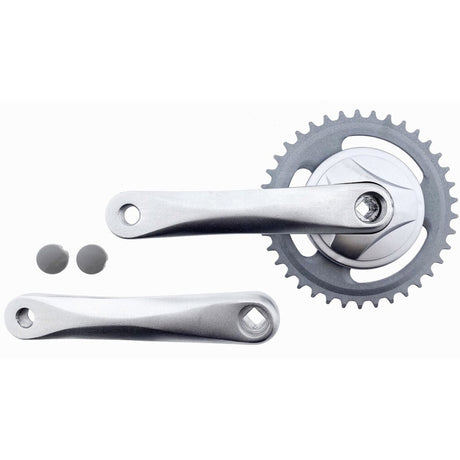 ¿Juego de bielas Vinty 38t? 170mm jis aluminio plata
