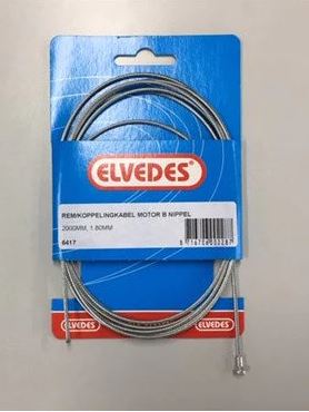Elvedes acoplando binnenkabel 2000 mm galvanizado Ø1.8 mm con pipa en V (en el mapa)