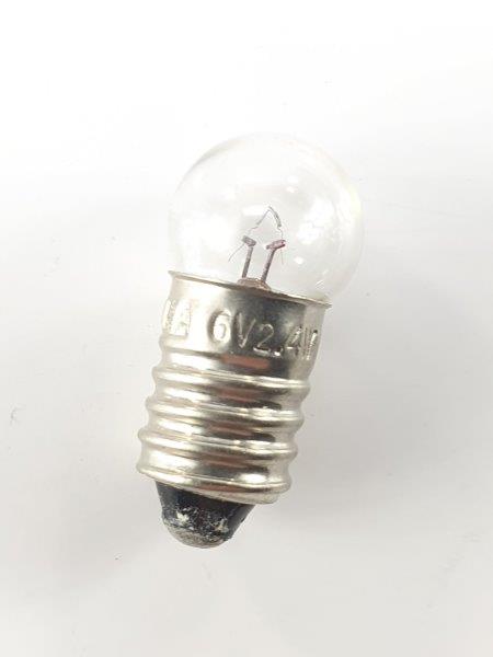 Lámpara bosma 6v 2.4w e10 cable por pieza