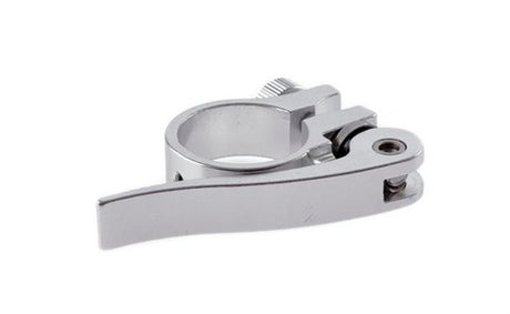 Cuesta de bolígrafo de asiento con tensor rápido de 38.5 mm, plata (paquete colgante)