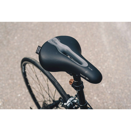 Terry Saddle Fisio Flex Gel Ladies Black