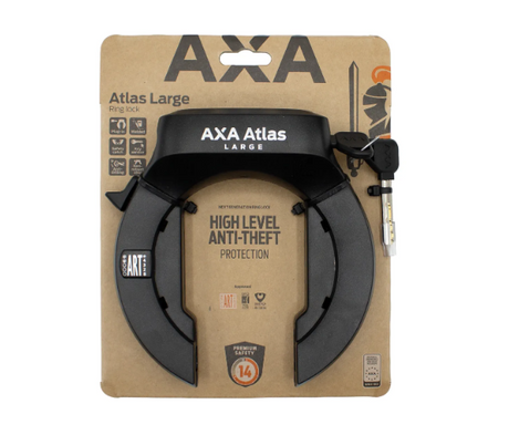 Axa frame lock atlas grande - negro - art2 (en tarjeta)