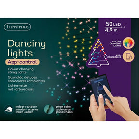 Lumineo luces navideñas control app 50 LED