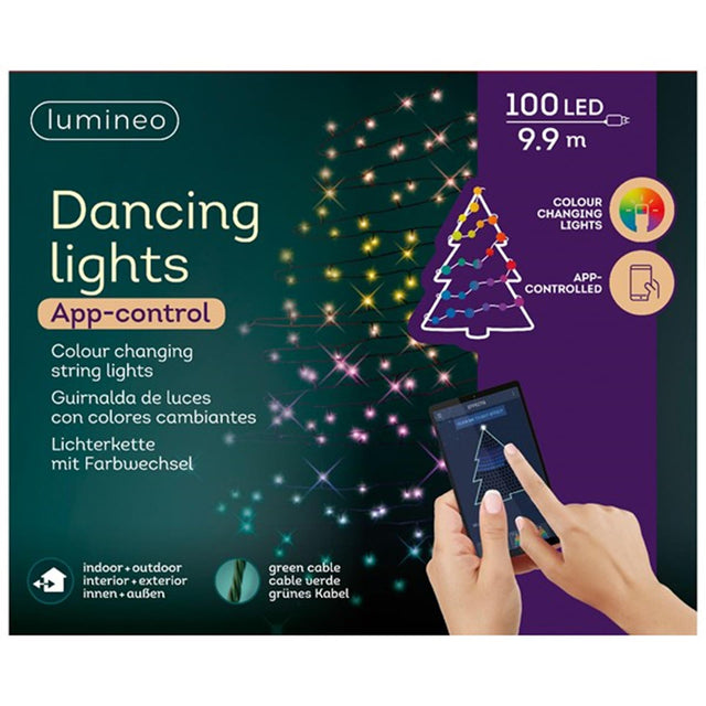 Lumineo luces navideñas control app 100 LED