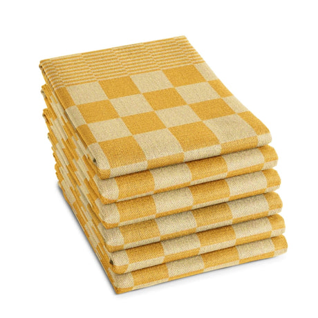 Ddddd paño de cocina BBQ ocre 65x65cm 6 piezas