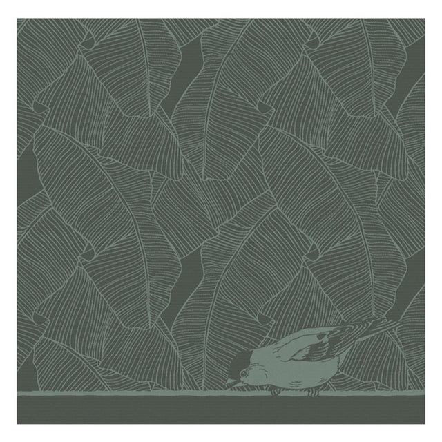Ddddd paño de cocina birdy 60x65cm verde por 6 piezas