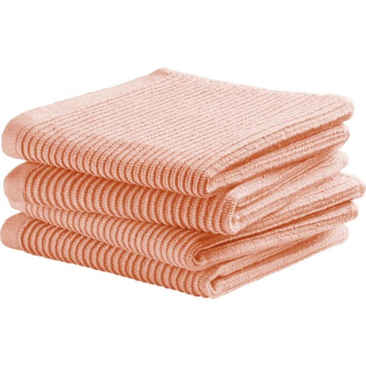 Ddddd paño de cocina basic melocotón pastel 4uds
