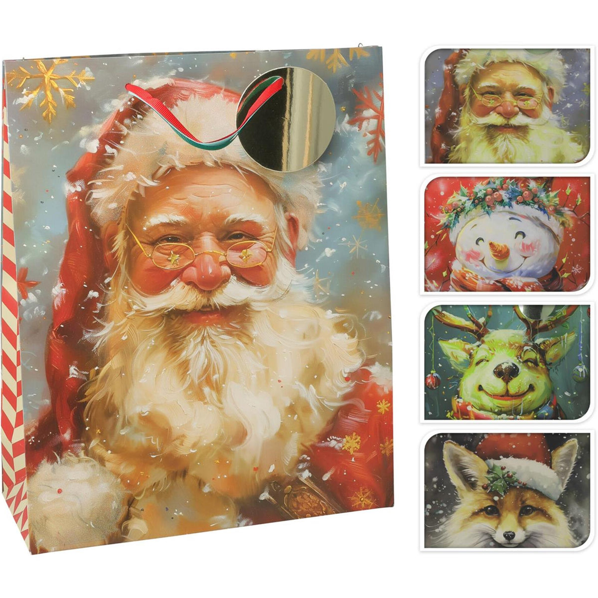 Bolsa de regalo Home Styling Navidad l 4 surtido